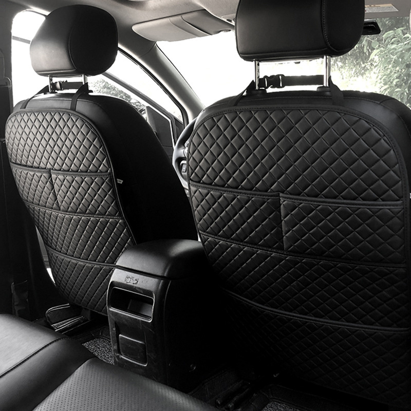 Infant Car Seat Cover - Tappetino anti-calcio per auto con tasca